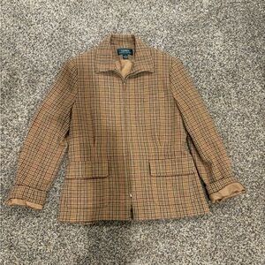 Ralph Lauren Wool Plaid Jacket